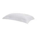 Fronha Damask Square 3 Abas 50x90 cm Cor Cinza Light 300 Fios 100% Algodão Cetim