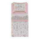 Jogo de Cama Karsten Bia 3 Peças 180 x 250cm Solteiro Rosa