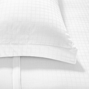 Kit Colcha Buddemeyer Damask Square 3 Peças 300 Fios 100% Algodão Cetim King Cor Branco