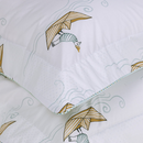 Jogo de Cama Marinai Solteiro Infantil 200 Fios 100% Algodão Trussardi 1,70x2,60cm
