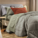 Edredom Altenburg Malha 100% Algodão 1,70x2,40m Cor Cinza Platinum