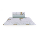 Jogo de Cama Marinai Solteiro Infantil 200 Fios 100% Algodão Trussardi 1,70x2,60cm