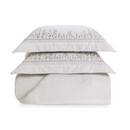 Colcha Trussardi Flora 100% Algodão 300 Fios 310 x 280cm King Branco