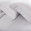 Jogo de Cama Cetim Damask Square 300 Fios 100% Algodão Casal Cor Cinza