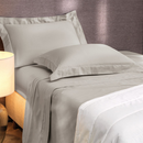 Jogo de Cama Altenburg Simples Algodão Lux Inspire 200 Fios 3 Peças 1,38x1,88x0,30m Cor Cinza
