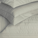 Kit Cobre Leito Colcha Trussardi Monteleone 100% Algodão 240 x 260cm Queen Grigio