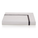 JOGO DE CAMA 4 PECAS VERCELLI COR 1 BRANCOCHUMBO 2,20x2,80cm CASAL TRUSSARDI 300 FIOS