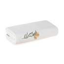 Toalha de Banho Karsten Lavínia Fio Penteado 100% Algodão Branco