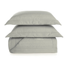 Kit Cobre Leito Colcha Trussardi Monteleone 100% Algodão 240 x 260cm Queen Grigio