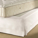 Saia para Colchão Karsten Pilar com Elástico 100% Algodão 90 x 190 x 35cm Solteiro Branco