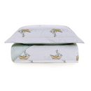 Colcha com Porta Travesseiro Solteiro Infantil 200 Fios 100% Algodão Marinai Trussardi