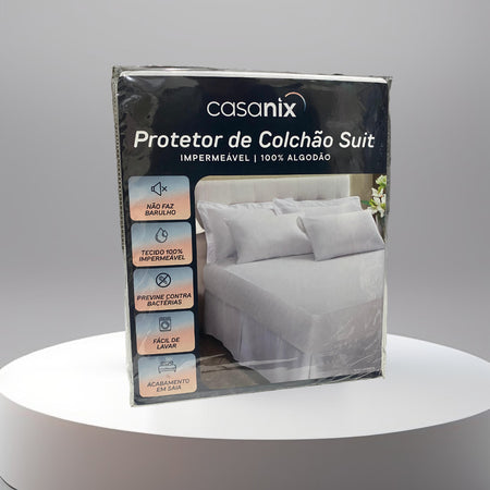 Protetor de Colchão Suit Impermeável 100% Algodão