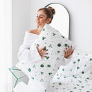 Jogo de lençol 200 Fios 4 peças Estampado - Sorte