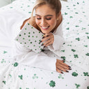 Jogo de lençol 200 Fios 4 peças Estampado - Sorte