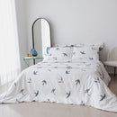 Jogo de lençol 200 Fios 4 peças  Estampado - Voe Alto