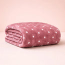 Cobertor Microfibra Flannel Poá Corttex Casal