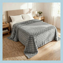 Cobertor Microfibra Flannel Poá Corttex Casal