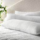 Travesseiro Body Pillow Microfibra 40cm x 1,30m Branco (Sem Fronha)