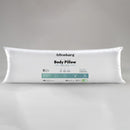 Travesseiro Body Pillow Microfibra 40cm x 1,30m Branco (Sem Fronha)