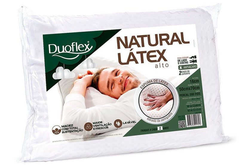 Travesseiro Natural Latex 50cm x 70cm