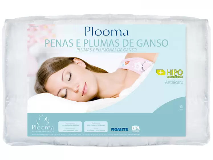 Pillow Top Plooma Pena e Pluma de Ganso